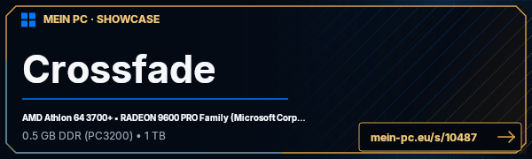 PC-Showcase Crossfade von Crossfade auf MEIN PC