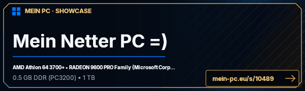 PC-Showcase Mein Netter PC =) von Crossfade auf MEIN PC
