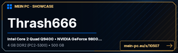 PC-Showcase Thrash666 von Thrash666 auf MEIN PC