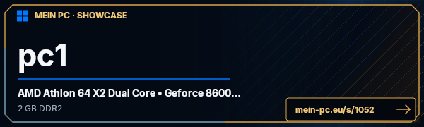 PC-Showcase pc1 von Cyris auf MEIN PC