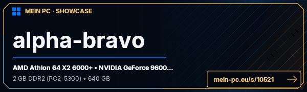 PC-Showcase alpha-bravo von alpha-bravo auf MEIN PC