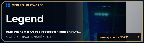 PC-Showcase Legend von legend1907 auf MEIN PC