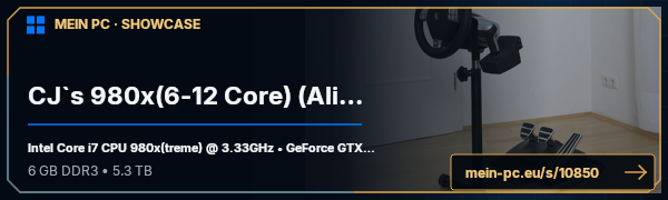 PC-Showcase CJ`s 980x(6-12 Core) (Alienware) von CJ's PC auf MEIN PC