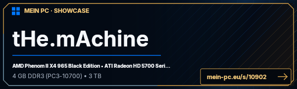 PC-Showcase tHe.mAchine von EpoX auf MEIN PC