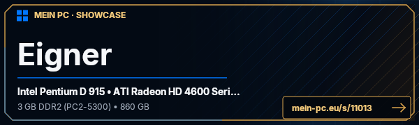 PC-Showcase Eigner  von Samoel100 auf MEIN PC
