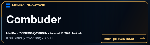 PC-Showcase Combuder von Kargol auf MEIN PC