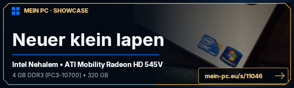 PC-Showcase Neuer klein lapen von FuTuRe auf MEIN PC