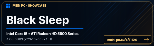 PC-Showcase Black Sleep von 3N! auf MEIN PC