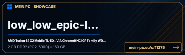 PC-Showcase low_low_epic-low von AlexanderDiener auf MEIN PC