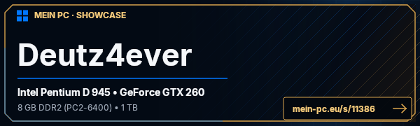 PC-Showcase Deutz4ever von Deutz4ever auf MEIN PC