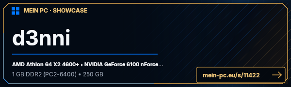 PC-Showcase d3nni von d3nni auf MEIN PC