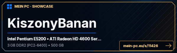 PC-Showcase KiszonyBanan von KiszonyBanan auf MEIN PC