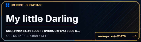 PC-Showcase My little Darling von Kratos3rd auf MEIN PC
