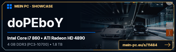 PC-Showcase doPEboY von KillaBeeez88 auf MEIN PC