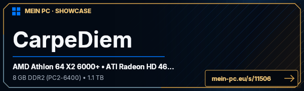 PC-Showcase CarpeDiem von CarpeDiem auf MEIN PC