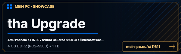 PC-Showcase tha Upgrade von l0nIG|CoN auf MEIN PC