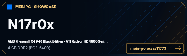 PC-Showcase N17r0x von N17r0x auf MEIN PC