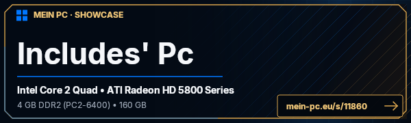 PC-Showcase Includes' Pc von include auf MEIN PC