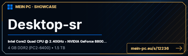 PC-Showcase Desktop-sr von mindkiller auf MEIN PC