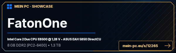 PC-Showcase FatonOne von santhrax auf MEIN PC