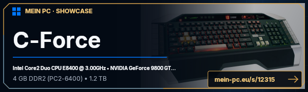 PC-Showcase C-Force von CMGIV auf MEIN PC
