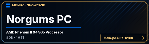 PC-Showcase Norgums PC von Norgum auf MEIN PC