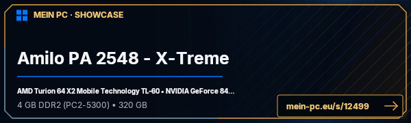 PC-Showcase Amilo PA 2548 - X-Treme von Florian92 auf MEIN PC