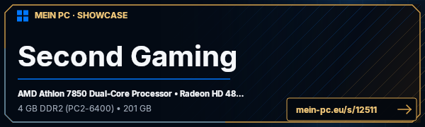 PC-Showcase Second Gaming von the-baller-freak auf MEIN PC