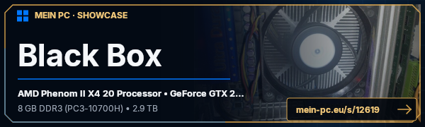 PC-Showcase Black Box von Sevenburner auf MEIN PC