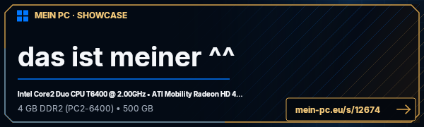 PC-Showcase das ist meiner ^^ von Lachflash auf MEIN PC