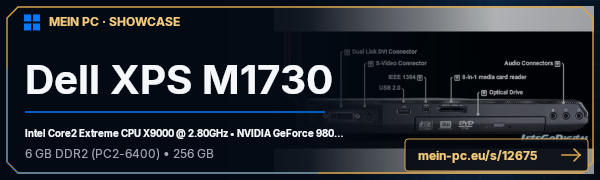 PC-Showcase Dell XPS M1730 von Hen257 auf MEIN PC