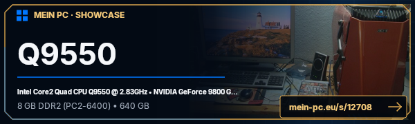 PC-Showcase Q9550 von GTAFan auf MEIN PC