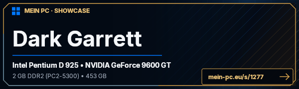 PC-Showcase Dark Garrett von darkgarrett auf MEIN PC