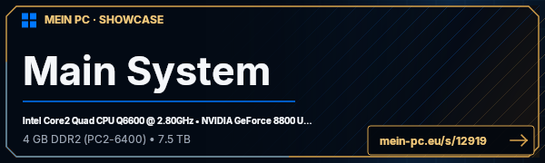 PC-Showcase Main System von bruckpower auf MEIN PC