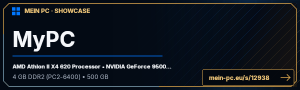 PC-Showcase MyPC von netw0rk auf MEIN PC