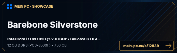 PC-Showcase Barebone Silverstone von false auf MEIN PC