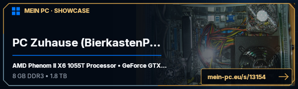 PC-Showcase PC Zuhause (BierkastenPC) (Alt) von KaeptnKorn auf MEIN PC