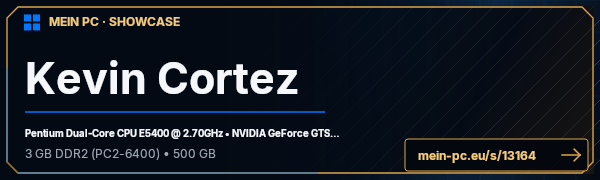 PC-Showcase Kevin Cortez von darkownah auf MEIN PC