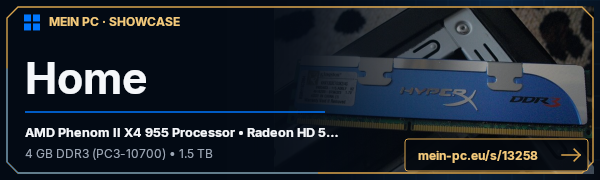 PC-Showcase Home von Lazerboy auf MEIN PC