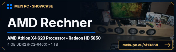 PC-Showcase AMD Rechner von Tempo@taschentuch auf MEIN PC