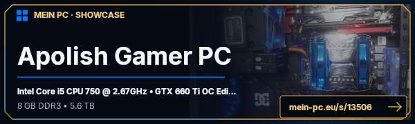 PC-Showcase Apolish Gamer PC von Brunelly auf MEIN PC