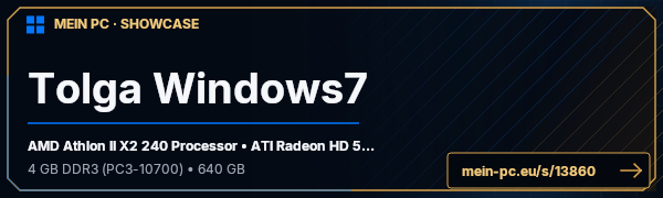 PC-Showcase Tolga Windows7 von tolga777996 auf MEIN PC