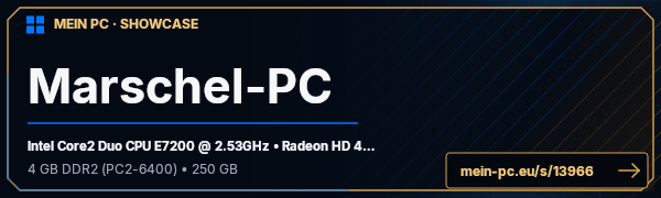 PC-Showcase Marschel-PC von AslanFaction auf MEIN PC