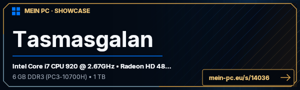 PC-Showcase Tasmasgalan von Tasmasgalan auf MEIN PC