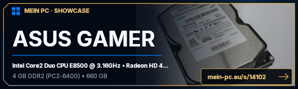 PC-Showcase ASUS GAMER von Kev988 auf MEIN PC