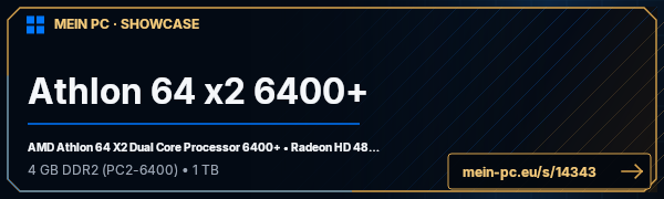 PC-Showcase Athlon 64 x2 6400+ von noggo auf MEIN PC