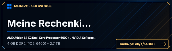 PC-Showcase Meine Rechenkiste von Chaos_LG auf MEIN PC