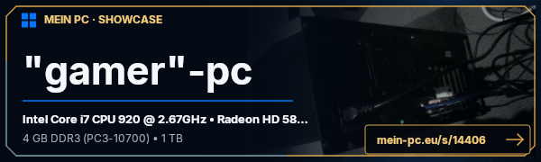 PC-Showcase "gamer"-pc von ichbines auf MEIN PC