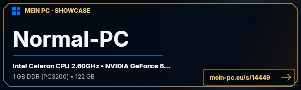 PC-Showcase Normal-PC von rewrek67 auf MEIN PC