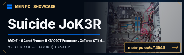 PC-Showcase Suicide JoK3R von Suicide JoK3R auf MEIN PC
